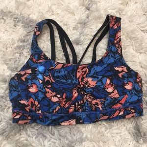 Lululemon Sports Bra, limited edition pattern!
